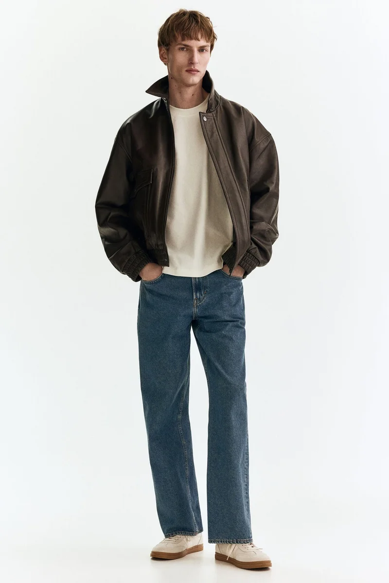 H&M  Loose Fit Long-sleeved T-shirt for Men | Best Price UAE