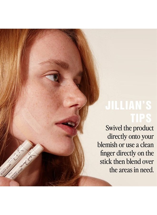 Jillian Dempsey Spot Stick Concealer | Easy Blending Matte Concealer for Blemishes & Uneven Skin Tones | Shade No. 01 Alabaster with Cool Pink Undertones - Image 3