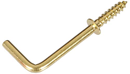 Hillman The Hillman Group 3124 Shoulder Hooks Brass, 1/2-Inch, 30-Pack - Image 1