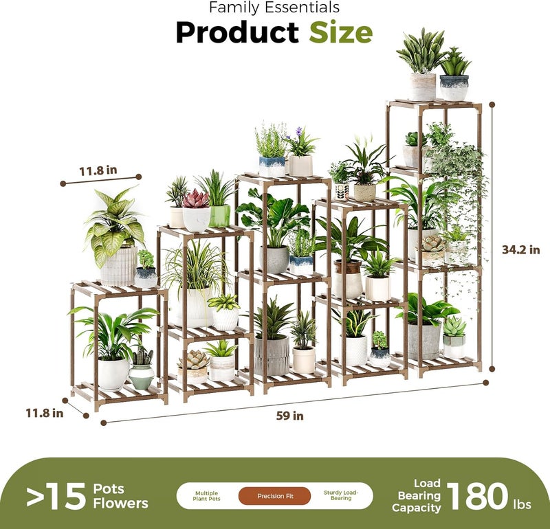 Bamworld مجموعة حامل نباتات باموورلد (5 مجموعات) - Image 5