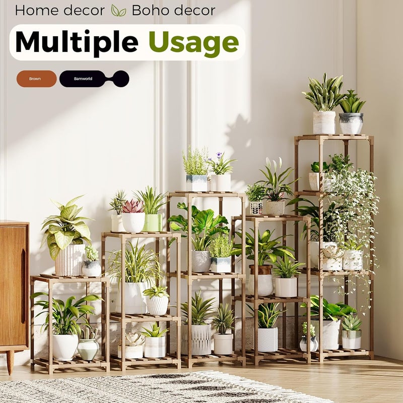 Bamworld مجموعة حامل نباتات باموورلد (5 مجموعات) - Image 2