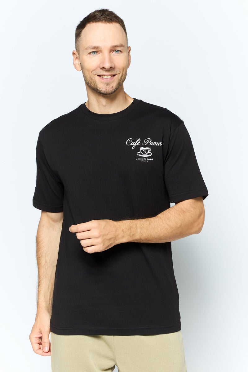 PUMA Men Sportswear Fit Short Sleeve Training T-Shirt, Black - Image 1