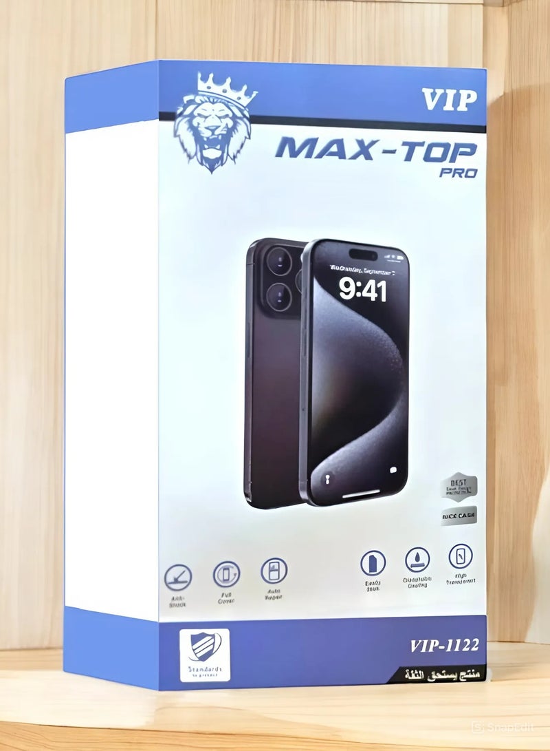 ماكس توب بكج الحماية المتكامل الجديد لـ آيفون 16 برو (iPhone 16 Pro) بكج بحلة جديدة و حماية كاملة لهاتفك مع جراب خلفي, حماية حراري خلفي, حماية حراري امامي, مسكة مغناطيس, حماية للشاشة ضد التجسس (لقافة), حامي عدسات الكاميرا, من ماكس توب - Image 3