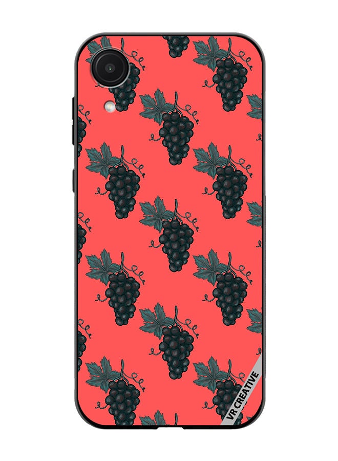 VR CREATIVE Protective Case Cover For Samsung Galaxy A03 Core Grape Design Multicolour - Image 1