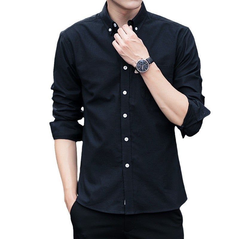 2024 autumn overalls shirt mens thin long sleeve welder wear-resistant coat mens shirt coat a generation of hair White - Image 5