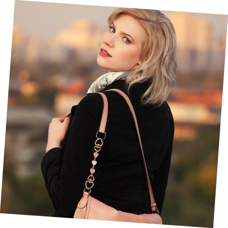 2 Pack Cherry Red Bag Extender Chain Strap Replacement For Purse Fashionable Accessory - Image 5