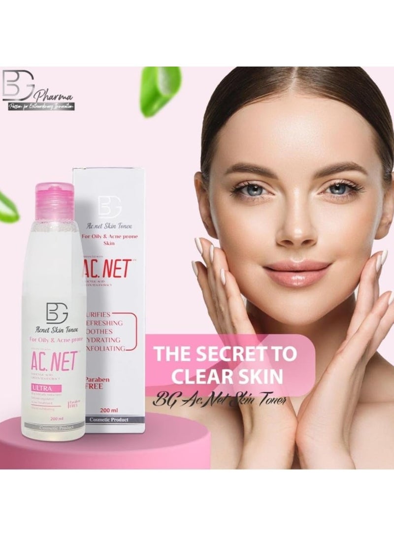 BG Skin Toner – Refreshing & Hydrating Facial Toner – Gentle Formula for All Skin Types – Balances, Cleanses & Soothes Skin – Daily Skincare Routine – 200ml - Image 4