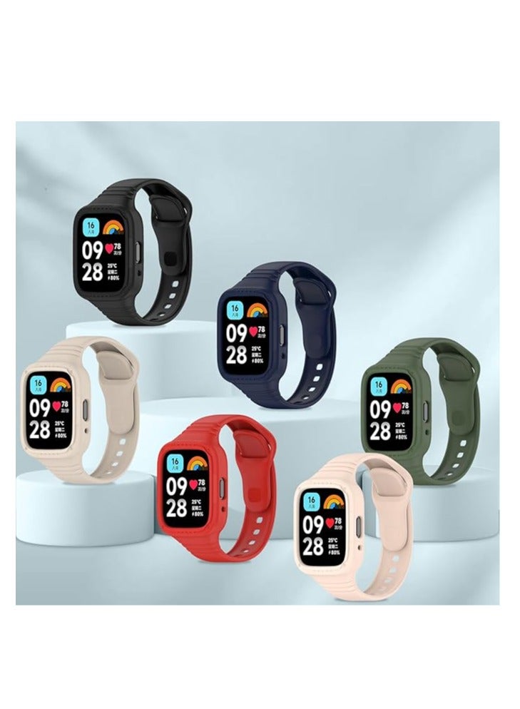 Xiaomi Redmi Watch 3 / Xiaomi Mi Watch Lite 3 Strap, Silicone Watch Band, Silicone Sports Buckles, Replacement Wristband Bink - Image 3