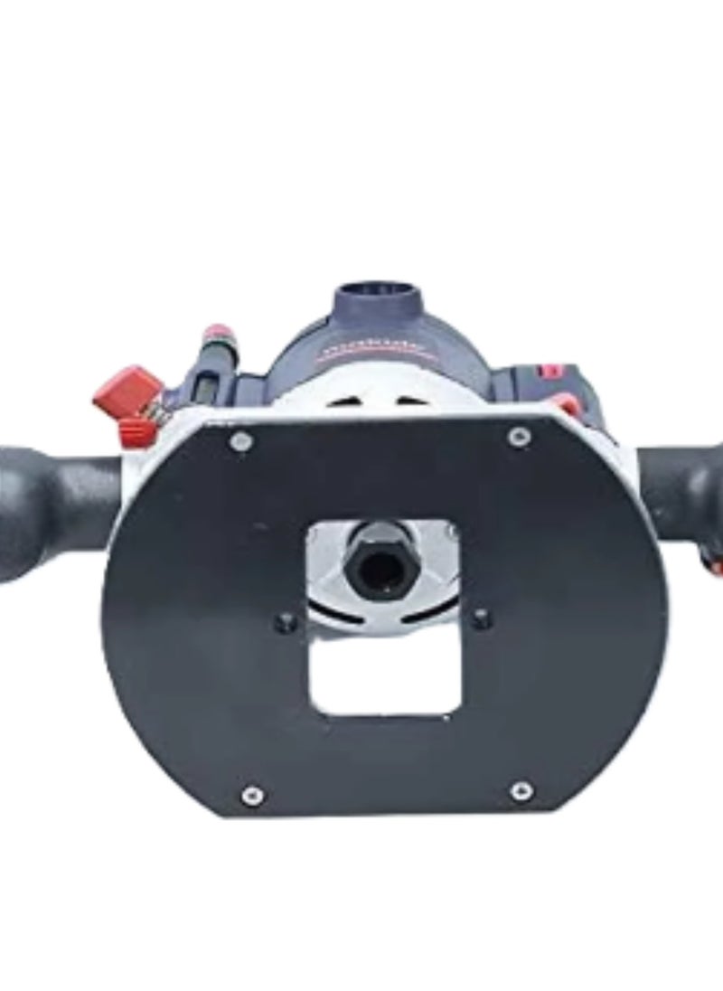 makute Electric Router, 12mm Carbon Steel, Variable Speed 6000-22000 RPM, 360° Adjustable Side Handle, Soft Grip for Antiskid Comfort, 2200W-  ER002  - Image 2