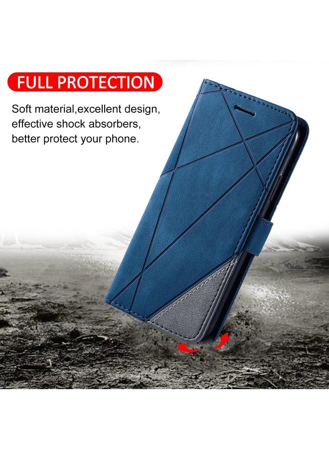 S-TOP Case For Realme V60 5G Skin Feel Splicing Leather Phone Case - Image 4