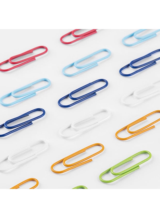 Fizz Fiz 29mm 160-piece Metal Paper Clips, Boxed, Rust-resistant, Colorful, For Invoices, Doents, Office Supplies, Orange, Fz21907 - Image 4