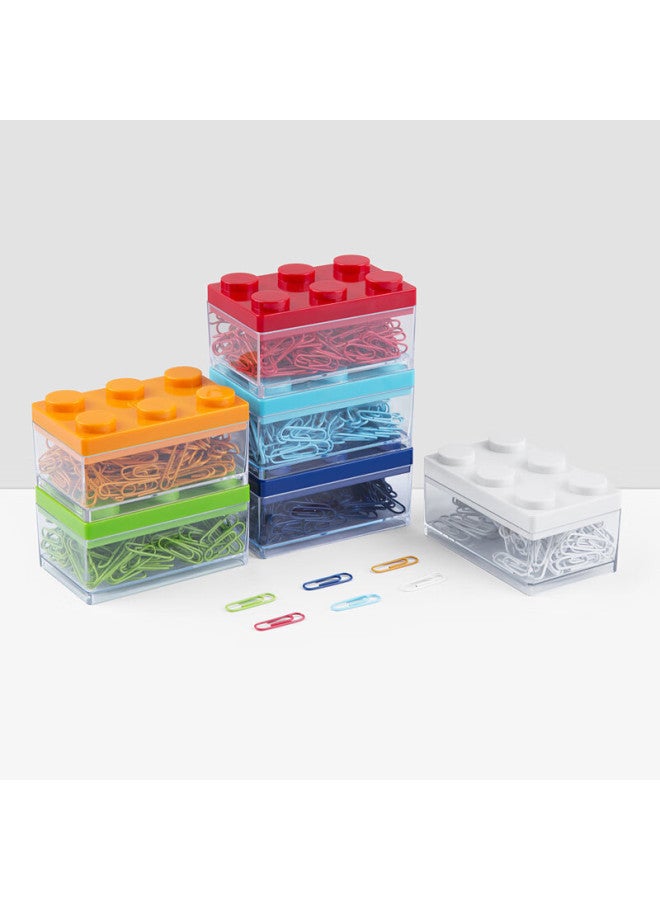 Fizz Fiz 29mm 160-piece Metal Paper Clips, Boxed, Rust-resistant, Colorful, For Invoices, Doents, Office Supplies, Orange, Fz21907 - Image 3