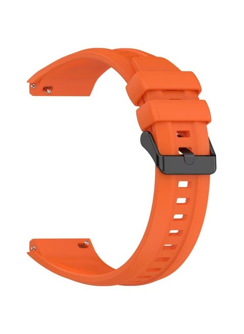 For Huawei GT5Pro Watch Band GT5Pro Watch Strap Liquid Silicone GT5 Pro 46mm Strap-Color:Orange