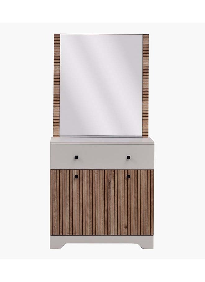 Home Box Polo 2-Piece 1-Drawer 2-Door Dresser with Mirror Set 43 x 81.8 x 80.2 cm  - Image 2