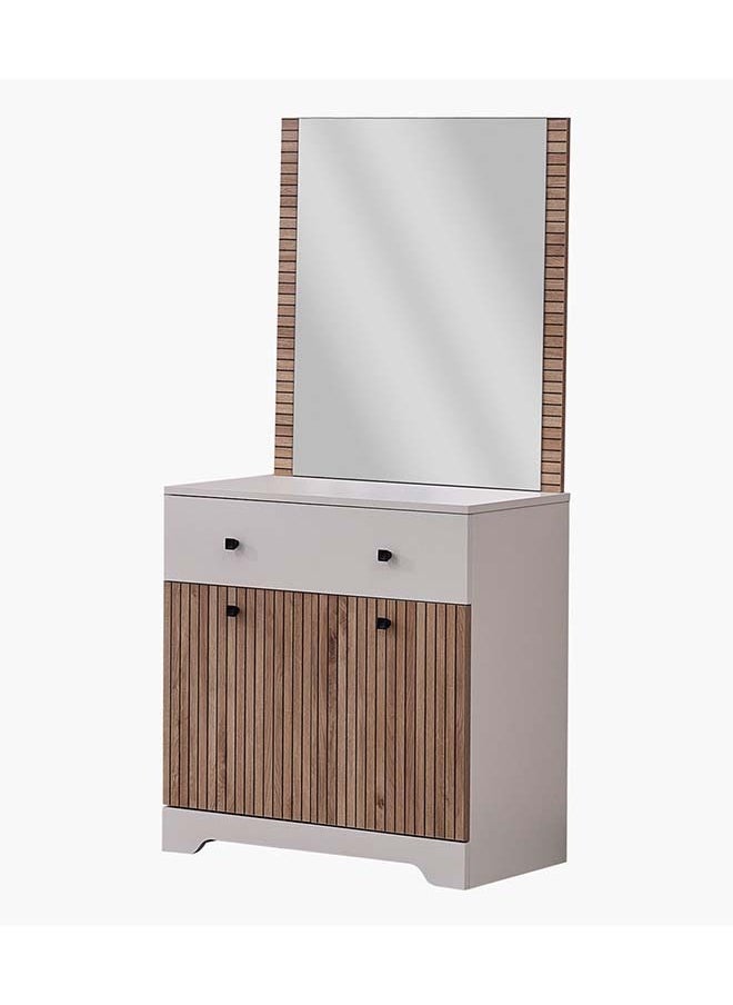 Home Box Polo 2-Piece 1-Drawer 2-Door Dresser with Mirror Set 43 x 81.8 x 80.2 cm  - Image 3