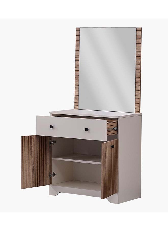 Home Box Polo 2-Piece 1-Drawer 2-Door Dresser with Mirror Set 43 x 81.8 x 80.2 cm  - Image 4