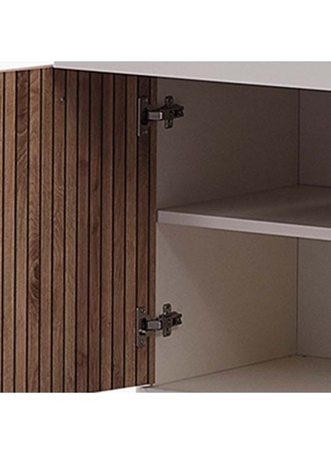 Home Box Polo 2-Piece 1-Drawer 2-Door Dresser with Mirror Set 43 x 81.8 x 80.2 cm  - Image 5