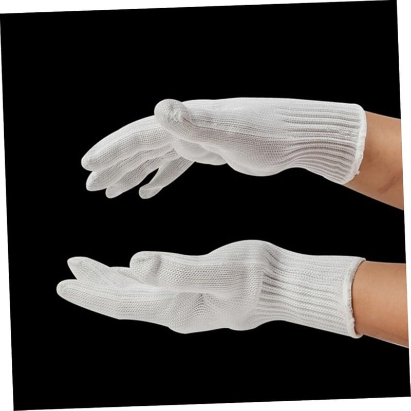White Cut Resistant Gloves Kitchen Safety Protective Wear Resistant Lightweight - Image 5