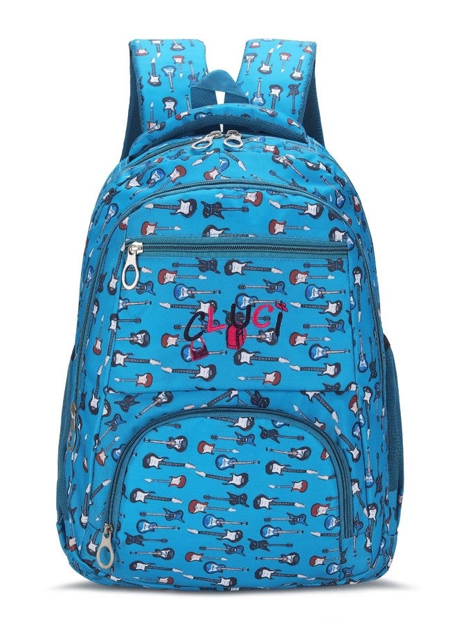 CLUCI Backpack Large Capacity Lightweight Multifunction Commercial, Travel Fashion, Kids, Children Rucksack for Boys and Girls (Guitar) - Image 1