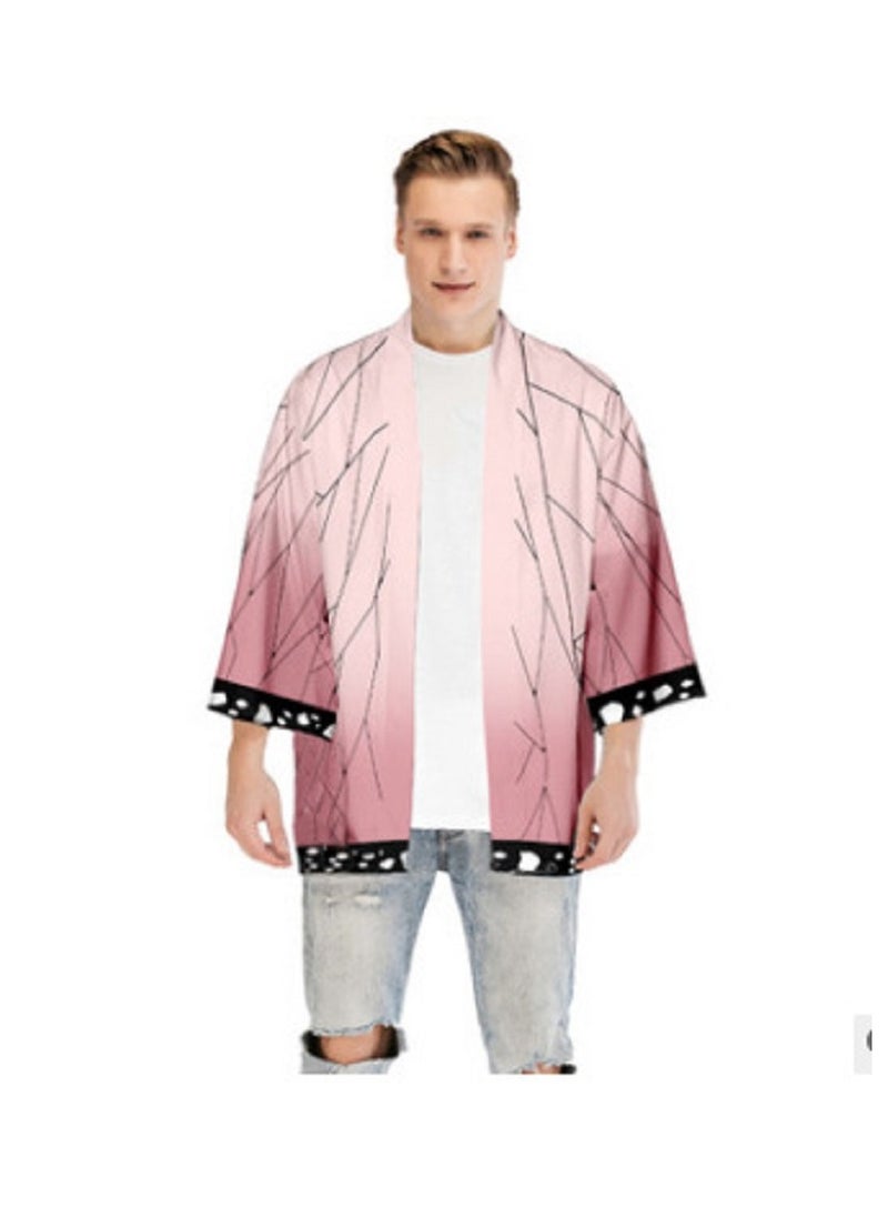 Loquat - Riman GMZHR Anime Surrounding 3D Printed Kimono Cloak Feather Weaving - Image 1
