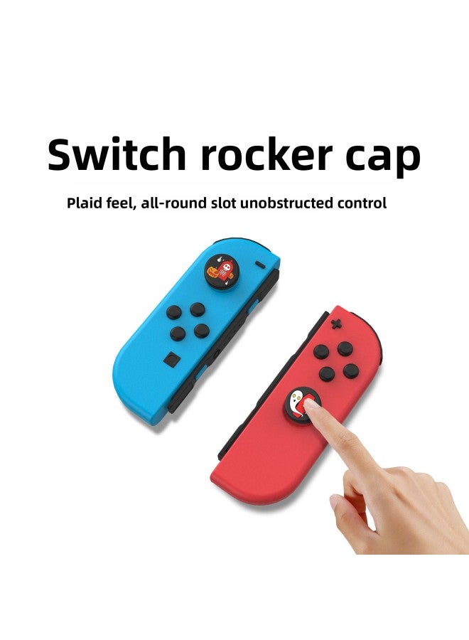 Loquat For Nintendo NintendoSwitch  Theme Rocker Cap Silicone Protective Cover Lite Rocker Cap-Product Color:11 (one Pack)  - Image 2