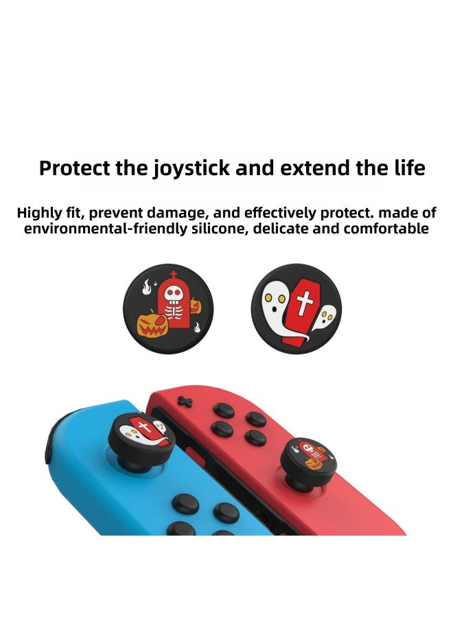 Loquat For Nintendo NintendoSwitch  Theme Rocker Cap Silicone Protective Cover Lite Rocker Cap-Product Color:11 (one Pack)  - Image 3