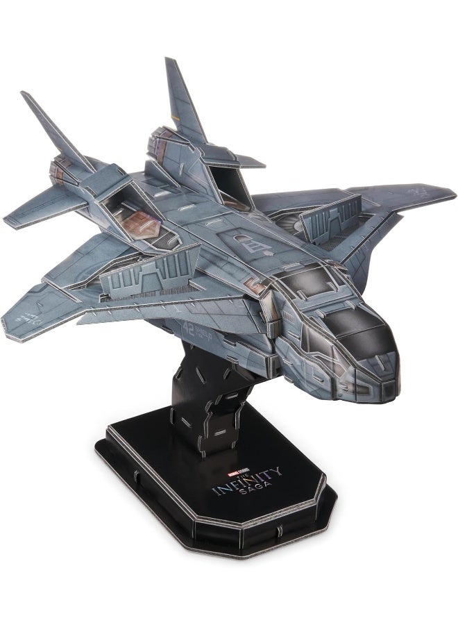MARVEL 4D Build - Marvel 3D Puzzle - Avengers Model 68 Pieces - Mini Ship Quinjet Inspired by the Saga Puzzle Adult Building Game to Collect - Model for Building - Game for Children from 12 Years - Image 5