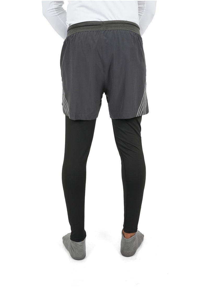 2-in-1 Running Pants for Men – Compression Tights and Athletic Shorts with Pockets for Gym and Workouts