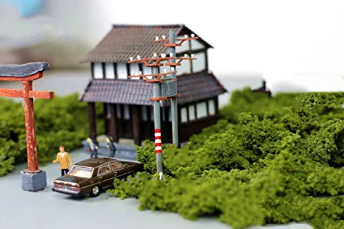 Rileryan Tree Powder Model Green Plant Tufted for DIY Miniature Lowland Shrub Bushy Tuft Architecture Building Model Railway Fairy Garden Diorama Scenery - Image 4