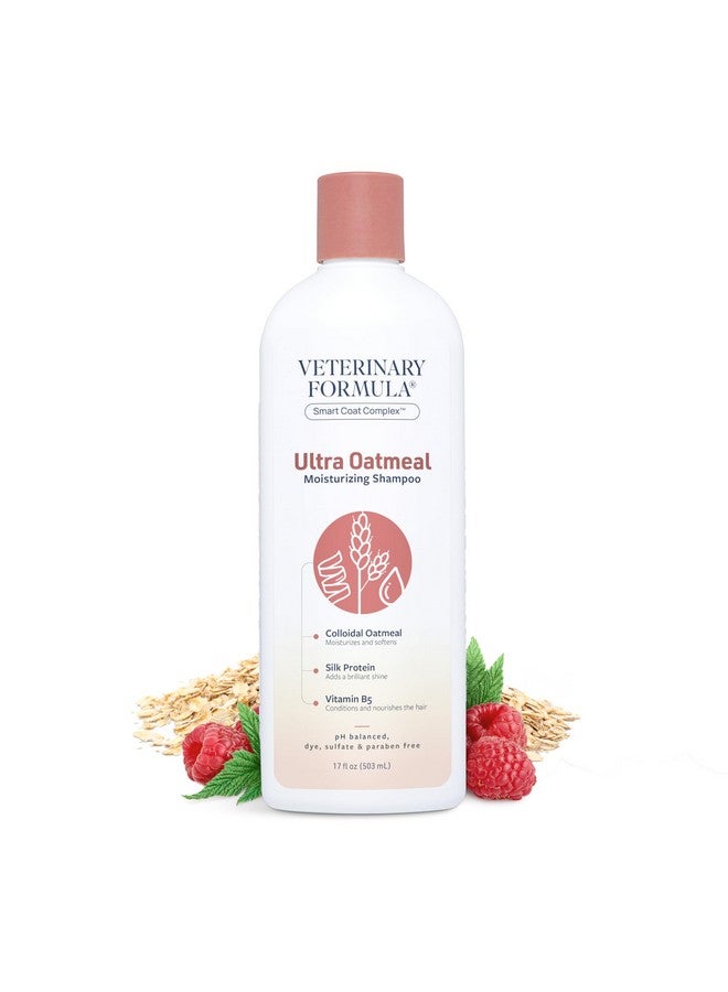Veterinary Formula Veterinary Formula Smart Coat Complex Ultra Oatmeal Moisturizing Shampoo for Dogs, 17 Fl oz - Moisture-Rich, Nourishing Shampoo - Leaves Coat Clean, Soft, Silky, Shiny - Long-Lasting Fragrance  - Image 1