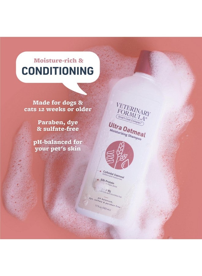 Veterinary Formula Veterinary Formula Smart Coat Complex Ultra Oatmeal Moisturizing Shampoo for Dogs, 17 Fl oz - Moisture-Rich, Nourishing Shampoo - Leaves Coat Clean, Soft, Silky, Shiny - Long-Lasting Fragrance  - Image 3