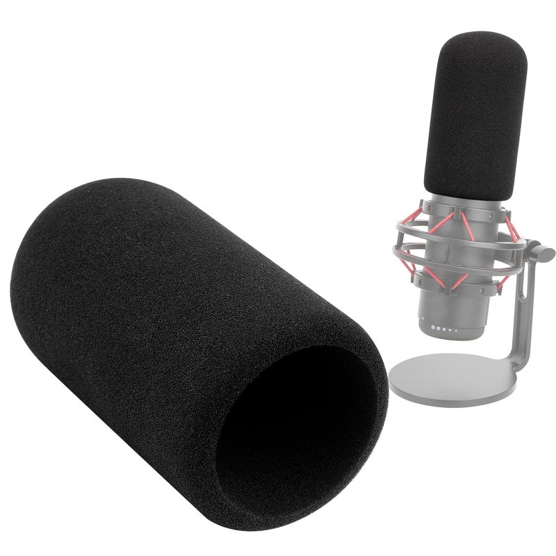 SUNMON HyperX QuadCast Pop Filter Windscreen Compatible with HyperX QuadCast S Microphone - Mic Foam Windscreen Noise Reduction,Improved Sound Quality, Microphone Pop Filter for HyperX QuadCast - Image 1