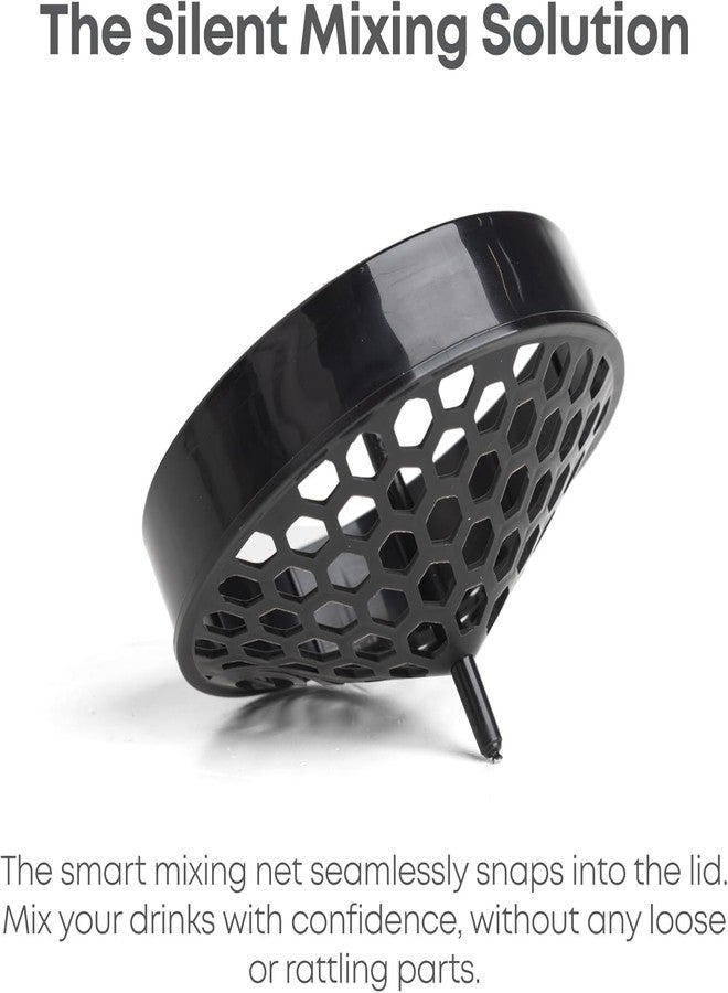 Smartshake Lite Justice League Protein Shaker Bottle 800ml – DC Comics Water Bottle, Leakproof BPA Free Gym Shaker Bottle for Protein Shakes And Protein Powder - Batman Logo - Image 4