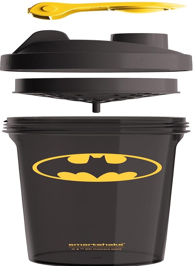 Smartshake Lite Justice League Protein Shaker Bottle 800ml – DC Comics Water Bottle, Leakproof BPA Free Gym Shaker Bottle for Protein Shakes And Protein Powder - Batman Logo - Image 2