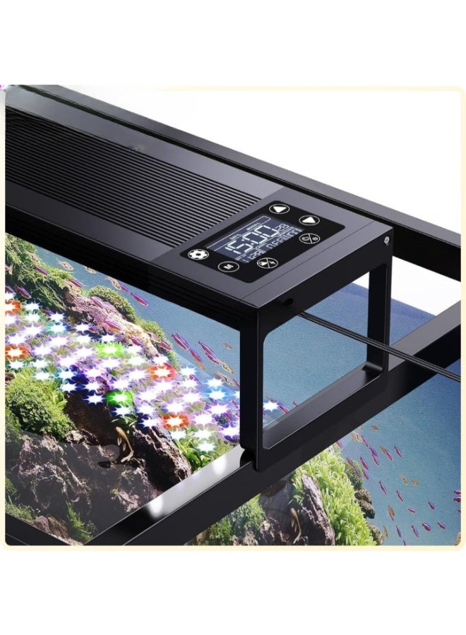 FG199 New Alloy High Wattage 84W 24/7 LED Aquarium Light Fish Tank Light for Plant Memory Mode Daylight Moonlight - Image 1