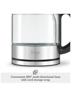 Sage Sage - The Compact Kettle Pure - 1L Quiet and Cordless Kettle - Fast Boil, Brushed Stainless Steel - UAE Version, 2 Year Manufacturer Warranty  - Image 3