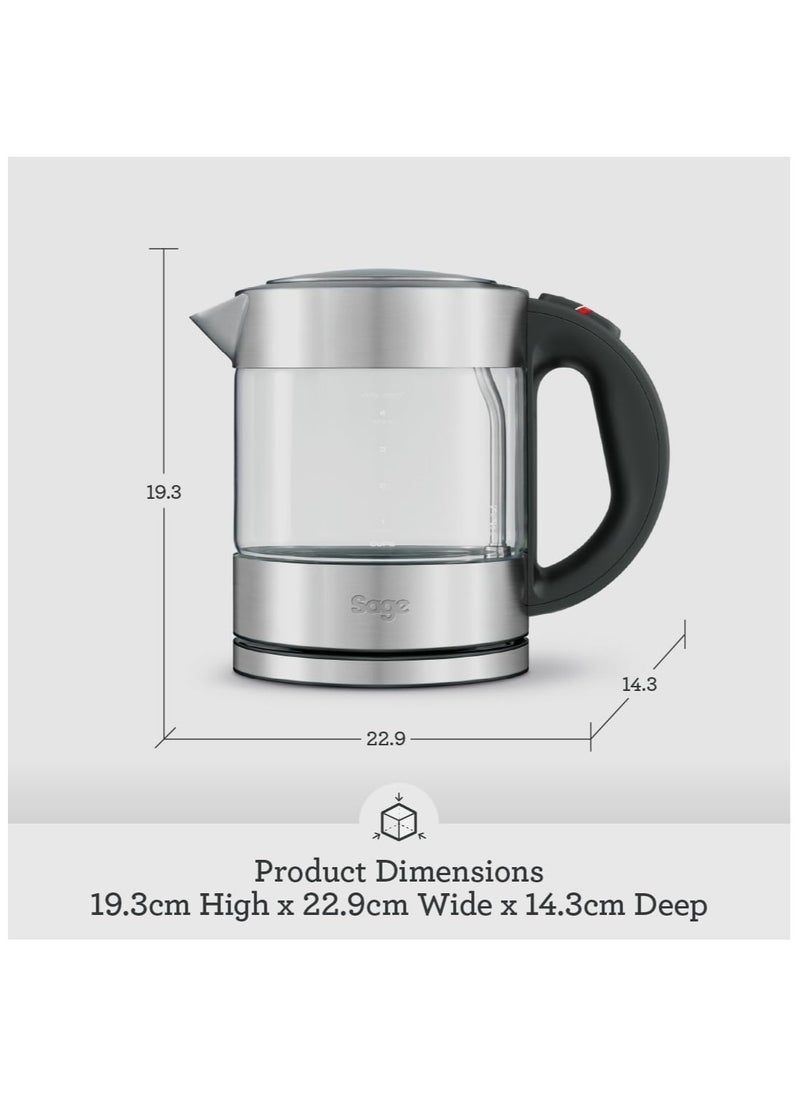 Sage Sage - The Compact Kettle Pure - 1L Quiet and Cordless Kettle - Fast Boil, Brushed Stainless Steel - UAE Version, 2 Year Manufacturer Warranty  - Image 4