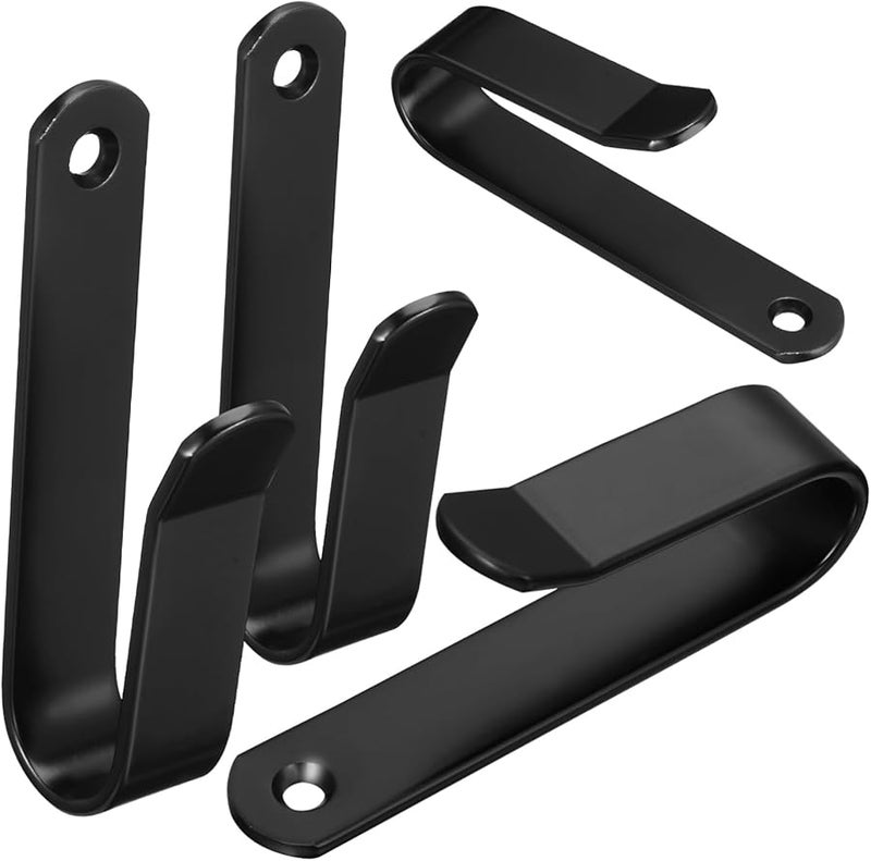 4Pcs Heavy Duty Wall Hooks Screw Mount for Garage Storage Coat Snowboard Organizer - Image 1