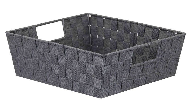 Home Basics Grey NonWoven Storage Bin with Open Handles by Home Basics  Closet Organization Essential 