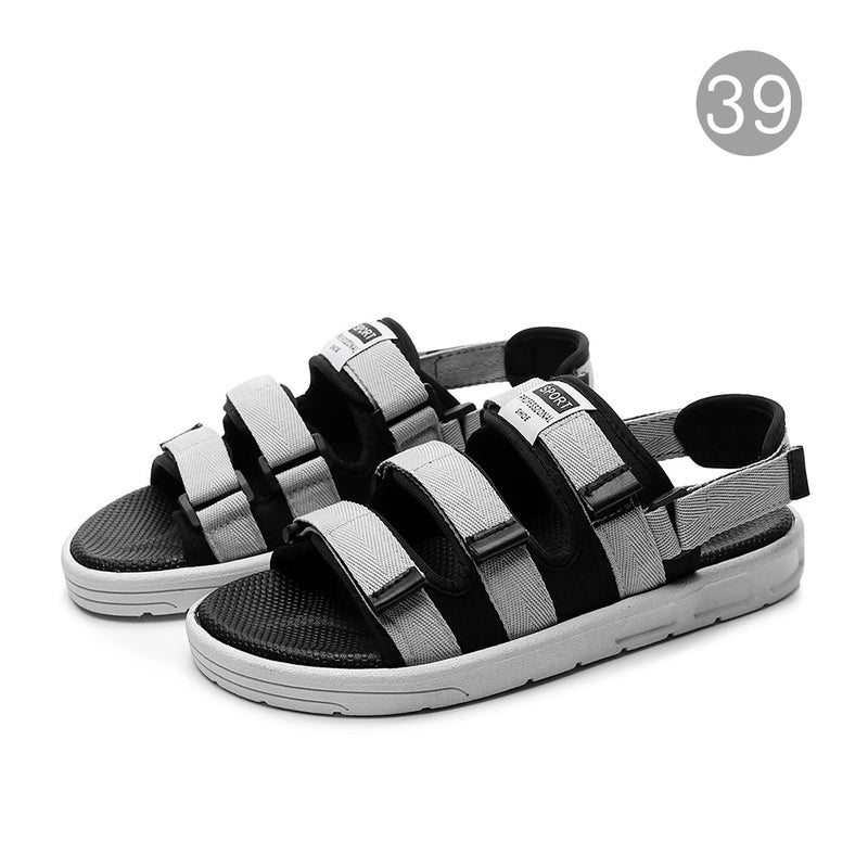Anti-Slip Rubber Sandals Unisex Shoes with Open Toe Design Comfortable Footbed Flat Shoes for Traveling Hiking Sea Beach Camping - Image 1