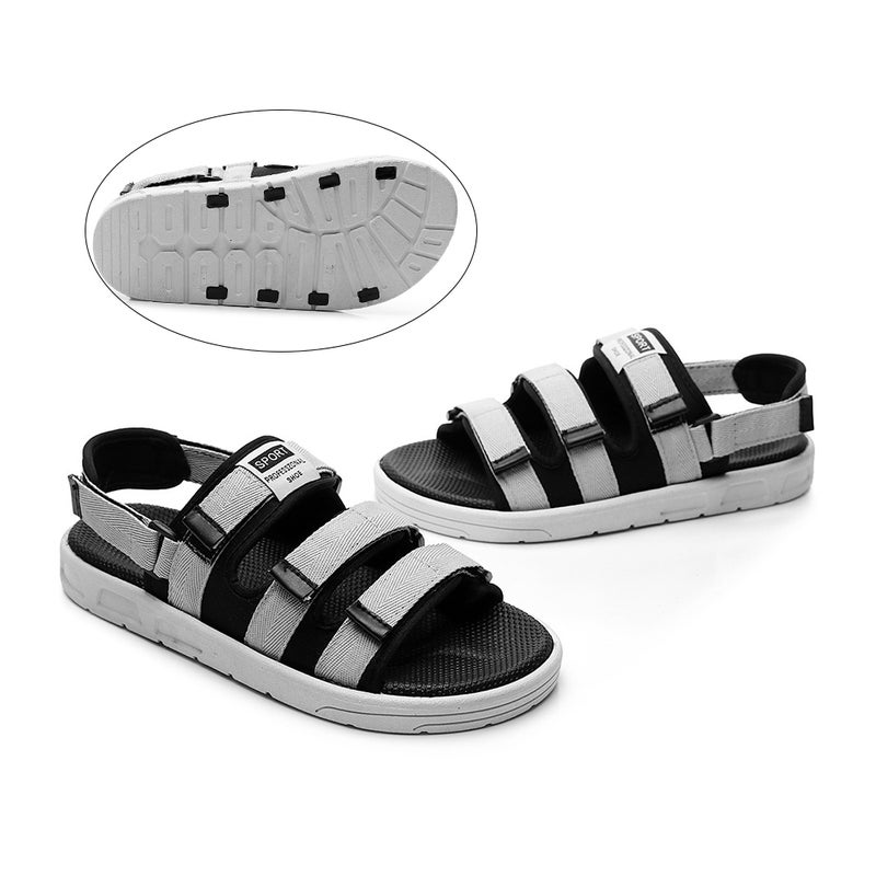 Anti-Slip Rubber Sandals Unisex Shoes with Open Toe Design Comfortable Footbed Flat Shoes for Traveling Hiking Sea Beach Camping - Image 2