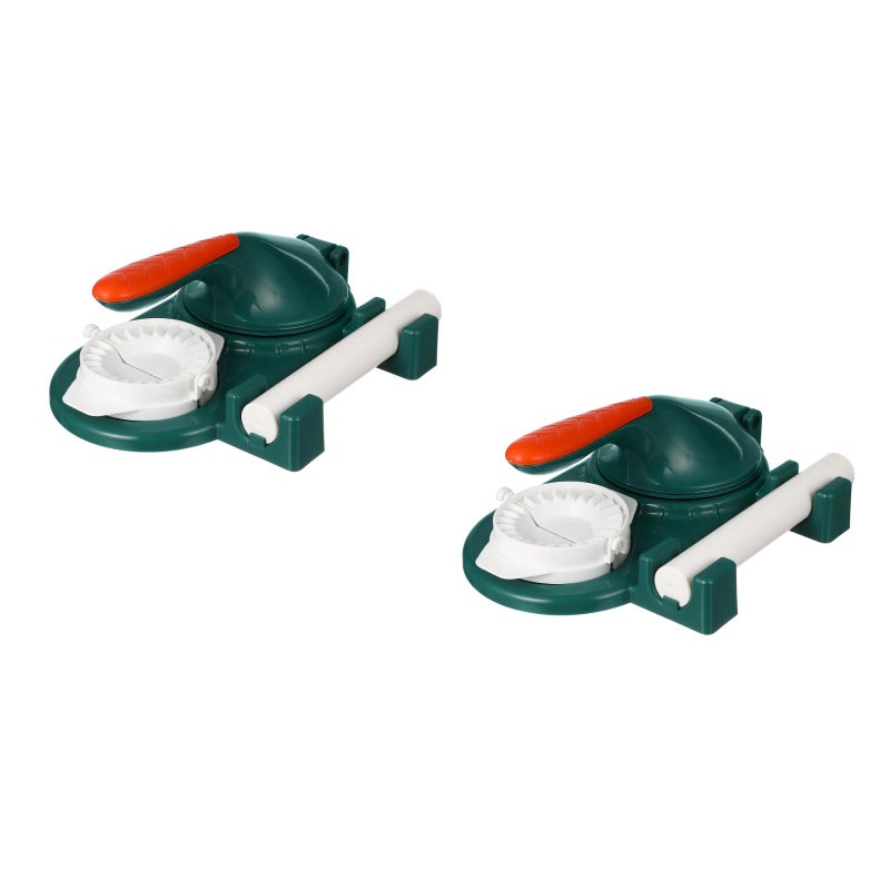 2pcs Multifunctional Dumpling Maker 2-in-1 Dough Presser Dumpling Wrapper Maker Dumpling Mould - Image 1