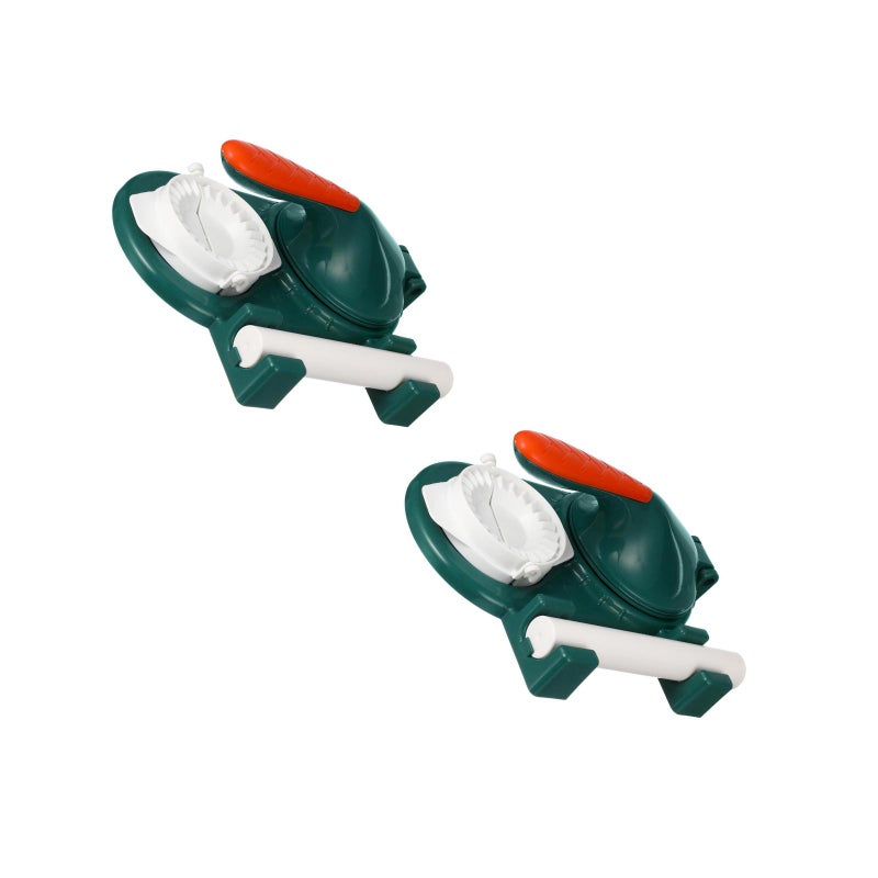 2pcs Multifunctional Dumpling Maker 2-in-1 Dough Presser Dumpling Wrapper Maker Dumpling Mould - Image 2