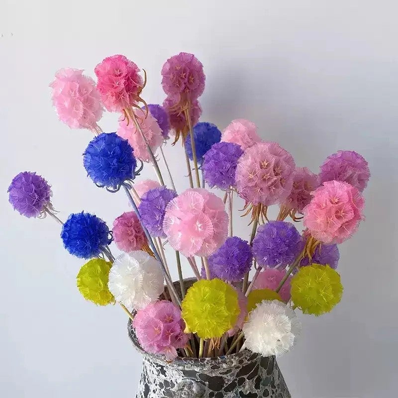 Bluejw Dried Flower Arrangement for Home & Office Decor – Natural Dried Plants Bunch with Leaf Accents, Perfect for Wedding Bridal Bouquet, Party Decoration, and Household Floral Display - Image 2