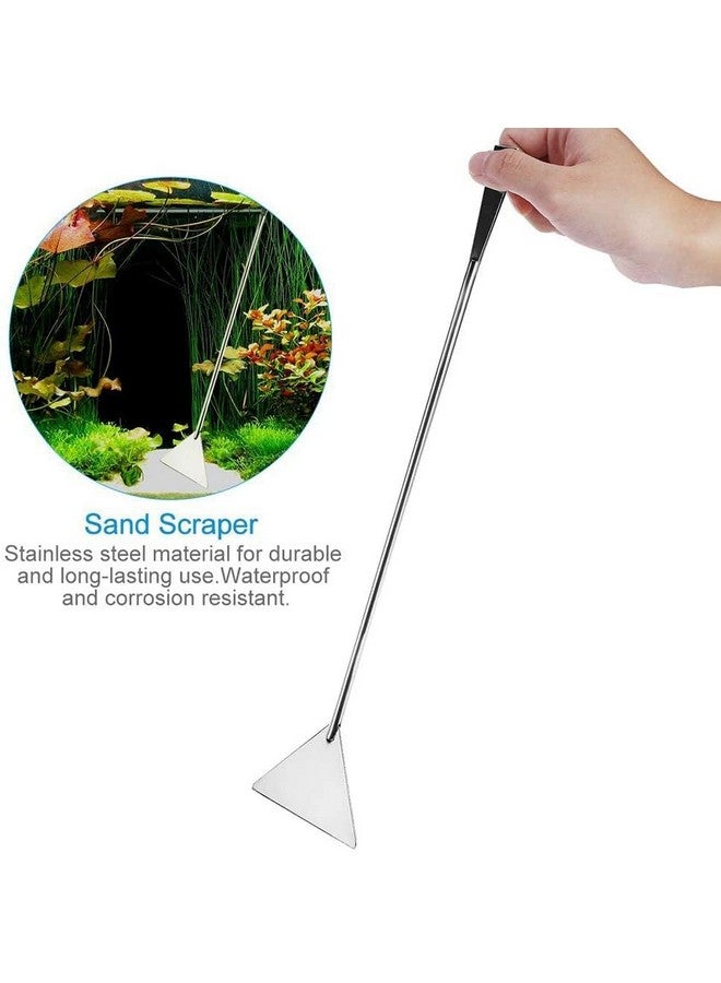 أدوات أحواض السمك المزروعة المصنوعة من الفولاذ المقاوم للصدأ مقاس 27 سم (مسطحات الرمل) من Petzlifeworld - Image 5