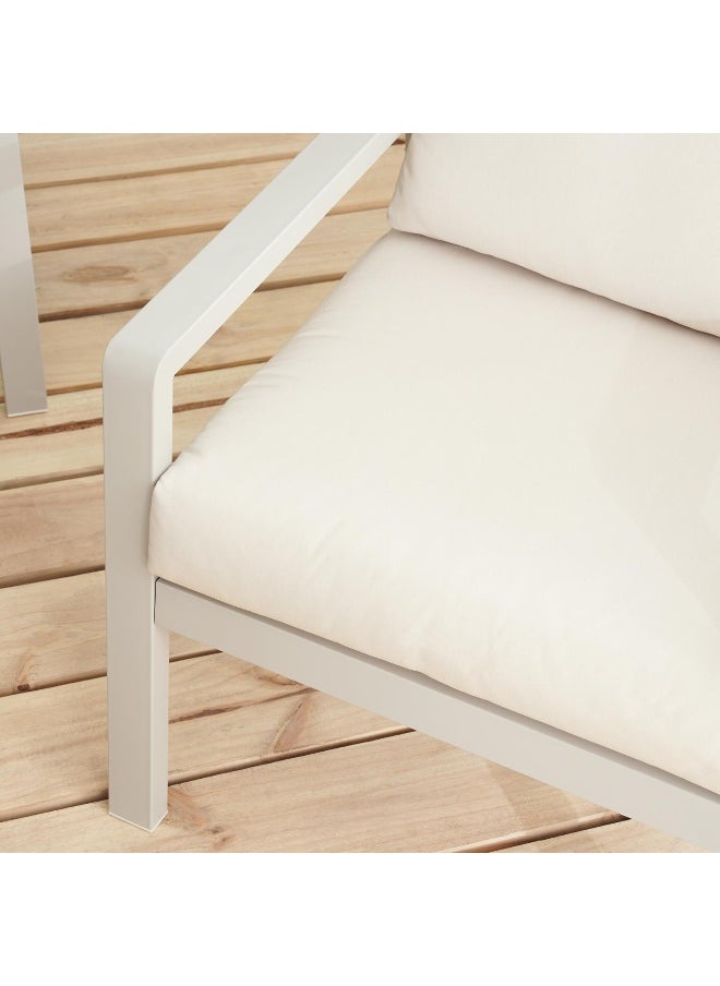Pan Home Elegant Outdoor Sofa Set 3+1+1+Ct - Beige  - Image 1