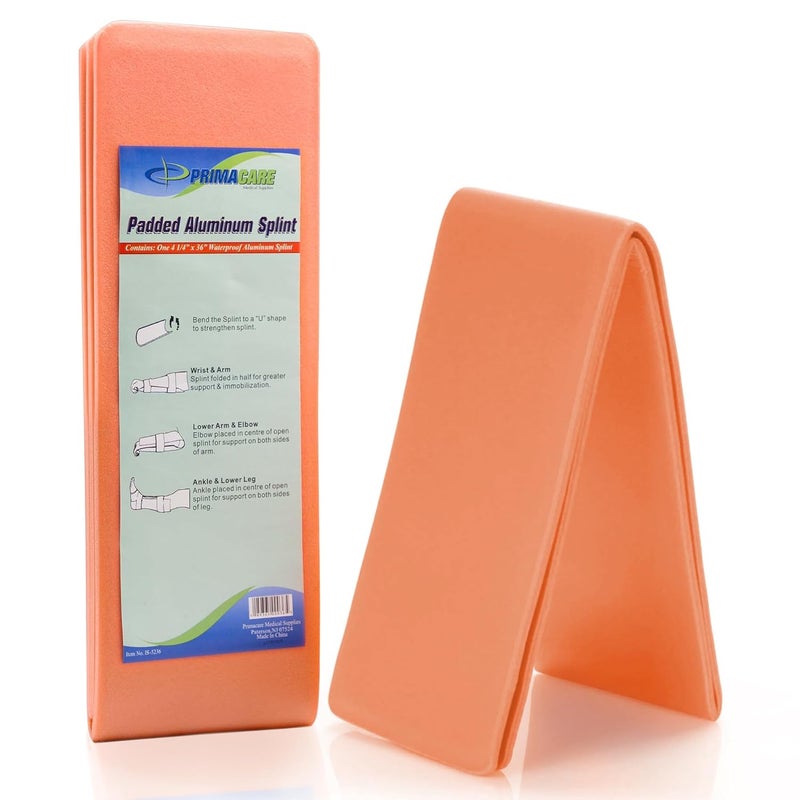 PRIMACARE جبيرة ألومنيوم مبطنة بريمكير 36 بوصة - Image 1
