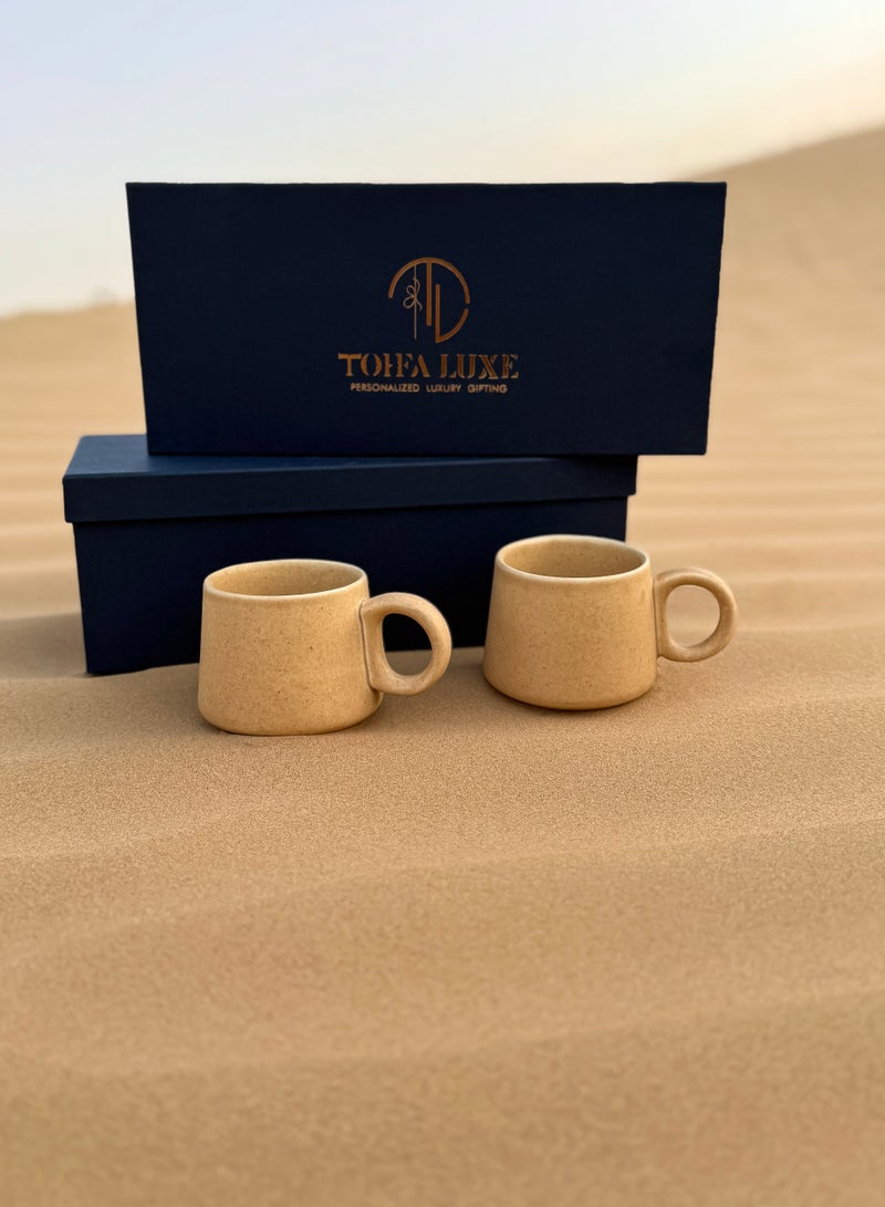 Tohfa Luxe TohfaLuxe Grace Mug - Set of 2 in a Gift Box  - Image 1