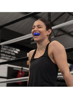 Gonice Mouthguard Slim Fit, Adults and Junior Gum Shield with Case for Boxing, MMA, Rugby, Martial Arts, Judo, Karate, Hockey and All Contact Sports(Adult (12+ Years), Blue)  - Image 2