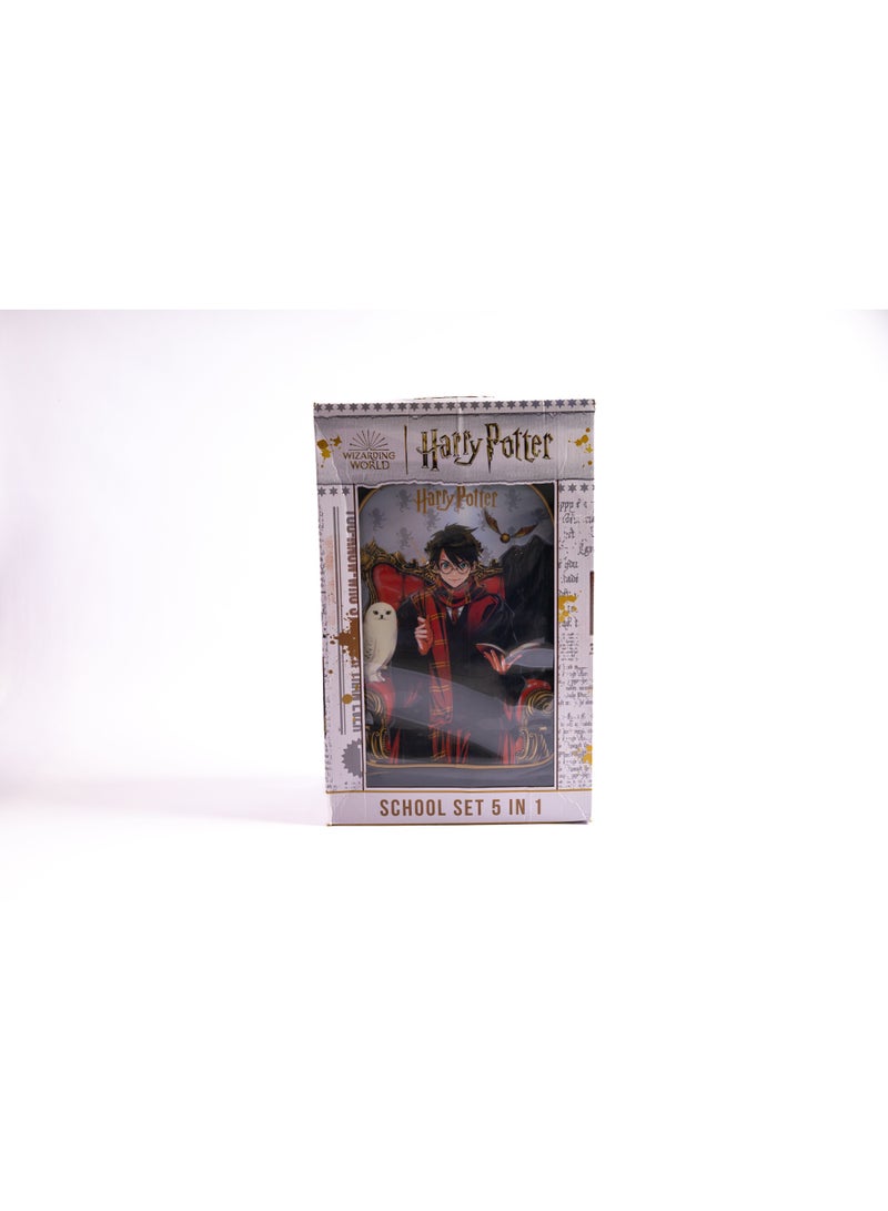 Harry Potter Harry Potter 18-Inch Trolley Bag Set with Lunch Bag, Pencil Case, Water Bottle & Lunch Box – Dark Grey - Image 2